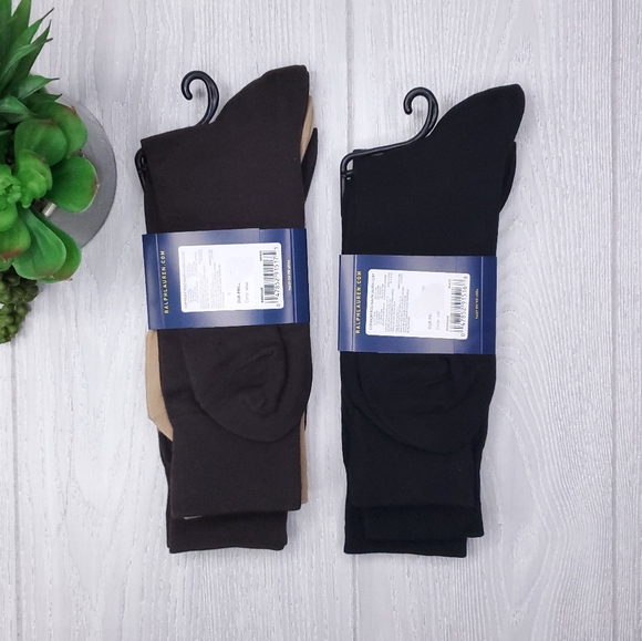 Polo Ralph Lauren Argyle Men's Crew Socks 6PK - Picture 2 of 4